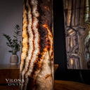 Sahara Onyx Cylinder Table Lamp #24 - Desk Lamp