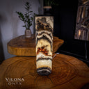 Sahara Onyx Cylinder Table Lamp #26 - Desk Lamp