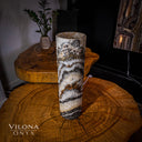 Sahara Onyx Cylinder Table Lamp #26 - Desk Lamp