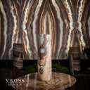 Sahara Onyx Cylinder Table Lamp #29 - Desk Lamp