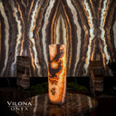 Sahara Onyx Cylinder Table Lamp #29 - Desk Lamp