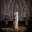 Sahara Onyx Cylinder Table Lamp #29 - Desk Lamp