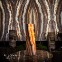 Sahara Onyx Cylinder Table Lamp #29 - Desk Lamp