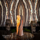 Sahara Onyx Cylinder Table Lamp #29 - Desk Lamp