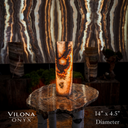 Sahara Onyx Cylinder Table Lamp #29 - Desk Lamp