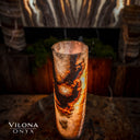Sahara Onyx Cylinder Table Lamp #29 - Desk Lamp