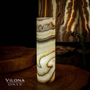 Sahara Onyx Cylinder Table Lamp #32 - Desk Lamp