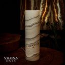 Sahara Onyx Cylinder Table Lamp #33 - Desk Lamp