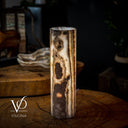 Sahara Onyx Lamp (Cylinder Table Lamp #34) - Desk Lamp