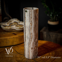 Sahara Onyx Lamp (Cylinder Table Lamp #35) - Desk Lamp