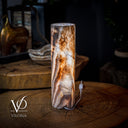 Sahara Onyx Lamp (Cylinder Table Lamp #36) - Desk Lamp