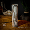 Sahara Onyx Lamp (Cylinder Table Lamp #37) - Desk Lamp