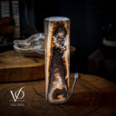 Sahara Onyx Lamp (Cylinder Table Lamp #37) - Desk Lamp