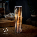 Sahara Onyx Lamp (Cylinder Table Lamp #37) - Desk Lamp