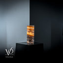 Sahara Onyx Lamp (Cylinder Table Lamp #44) - Desk Lamp