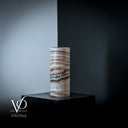 Sahara Onyx Lamp (Cylinder Table Lamp #45) - Desk Lamp