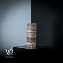 Sahara Onyx Lamp (Cylinder Table Lamp #46) - Desk Lamp