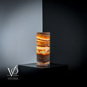 Sahara Onyx Lamp (Cylinder Table Lamp #47) - Desk Lamp