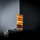 Sahara Onyx Lamp (Cylinder Table Lamp #48) - Desk Lamp