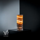 Sahara Onyx Lamp (Cylinder Table Lamp #49) - Desk Lamp