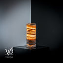 Sahara Onyx Lamp (Cylinder Table Lamp #50) - Desk Lamp