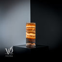 Sahara Onyx Lamp (Cylinder Table Lamp #50) - Desk Lamp