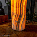 Sahara Onyx Cylinder Table Lamp #6 - Desk Lamp