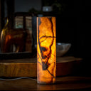 Sahara Onyx Lamp (Cylinder Table Lamp #6) - Desk Lamp