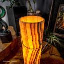 Sahara Onyx Cylinder Table Lamp #6 - Desk Lamp