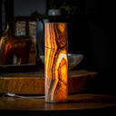 Sahara Onyx Lamp (Cylinder Table Lamp #6) - Desk Lamp