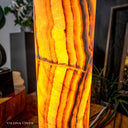 Sahara Onyx Cylinder Table Lamp #6 - Desk Lamp