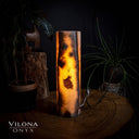 Sahara Onyx Cylinder Table Lamp (Medium) #7 - Desk Lamp