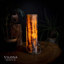 Sahara Onyx Cylinder Table Lamp (Medium) #7 - Desk Lamp