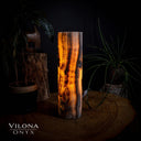 Sahara Onyx Cylinder Table Lamp (Medium) #7 - Desk Lamp