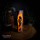 Sahara Onyx Cylinder Table Lamp (Medium) #9 - Desk Lamp