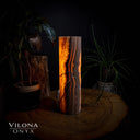 Sahara Onyx Cylinder Table Lamp (Medium) #9 - Desk Lamp