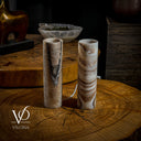 Sahara Onyx Lamp (Cylinder Table Lamp Pair #43) - Desk Lamp