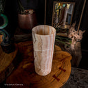 Sahara Onyx Cylinder Table Lamp #4 - Desk Lamp