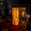 Sahara Onyx Cylinder Table Lamp #4 - Desk Lamp