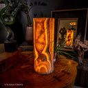 Sahara Onyx Cylinder Table Lamp #4 - Desk Lamp