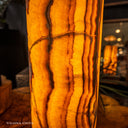 Sahara Onyx Cylinder Table Lamp #4 - Desk Lamp