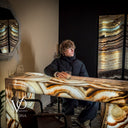 Sahara Onyx Table (Collectors Grade) - Floor Lamp