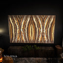 Exotic Sahara Onyx Wall Panels #4 (Quad) - Floor Lamp