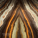 Exotic Sahara Onyx Wall Panels #4 (Quad) - Floor Lamp