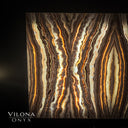 Exotic Sahara Onyx Wall Panels #4 (Quad) - Floor Lamp