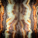 Exotic Sahara Onyx Wall Panels #4 (Quad) - Floor Lamp