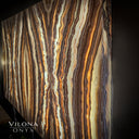 Exotic Sahara Onyx Wall Panels #4 (Quad) - Floor Lamp