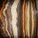 Exotic Sahara Onyx Wall Panels #4 (Quad) - Floor Lamp