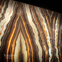 Exotic Sahara Onyx Wall Panels #4 (Quad) - Floor Lamp