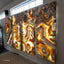 Sahara Onyx Wall Panels (Set Of 4) Exotic - Floor Lamp